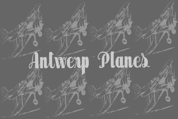 Antwerp Planes: A Vintage Display Font for Editorial Design