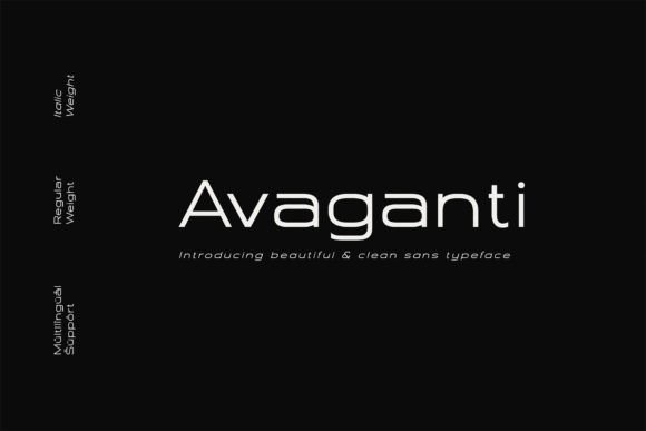 Avaganti: The Premium Display Font for Modern Campaigns