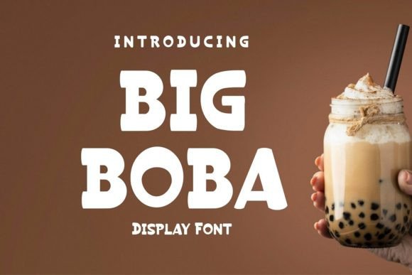Big Boba: The Playful Typeface That Brings Handmade Products to Life