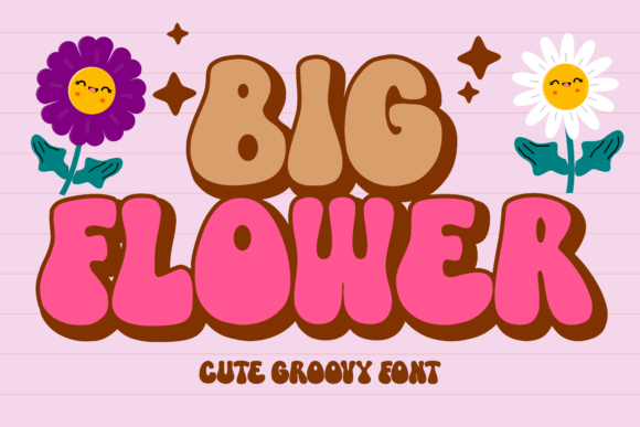 Big Flower: A Retro Serif Display Font for Editorial Design