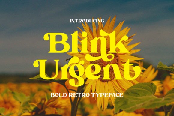 Blink Urgent: A Bold Font for Branding That Stands Out