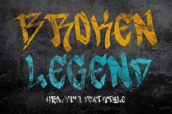 Broken Legend: The Display Typeface That Transforms Campaign Visuals