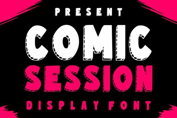 Comic Session Font for Handmade Creations