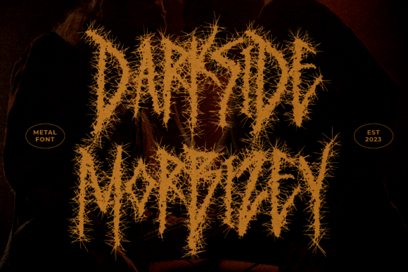Darkside Morbizey: A Bold Display Typeface for Editorial Design
