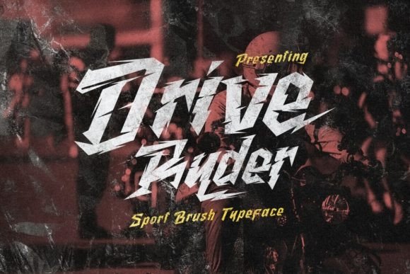 Drive Ryder: A Bold Font for High-Speed Branding