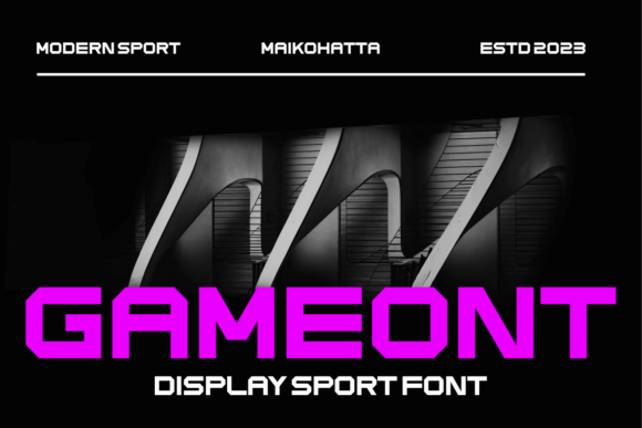 Gameont: The Dynamic Typeface for Bold Editorial Design