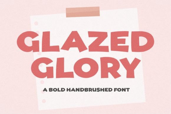 Glazed Glory: The Premium Display Font for Handmade Branding