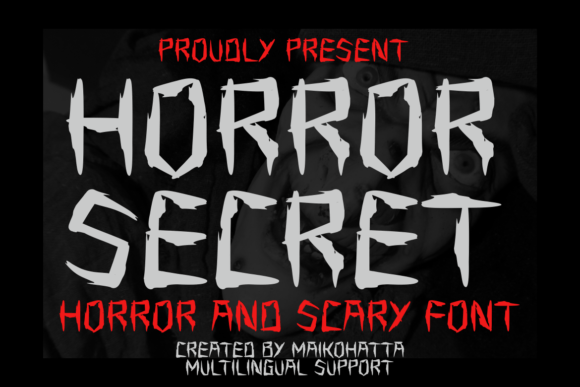 Horror Secret: The Spooky Typeface for Your Halloween Brand Identity