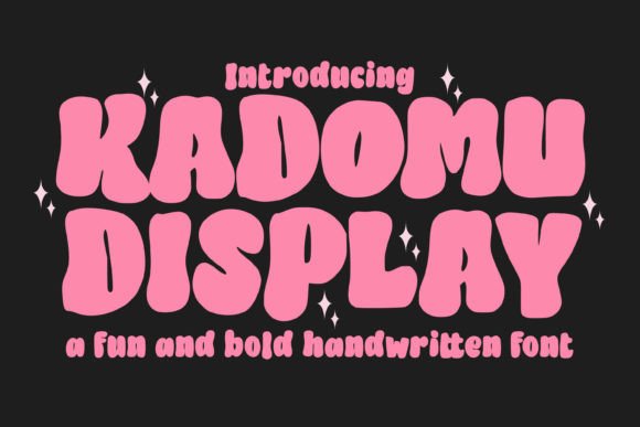Kadomu Font for Playful Marketing Designs