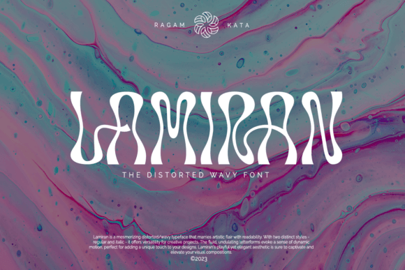 Lamiran: A Whimsical Display Typeface for Editorial Design