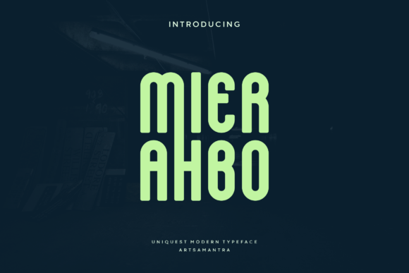 Mierahbo: The Premium Display Font That Elevates Small Business Branding