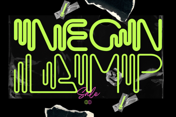 Neon Lamp: The Display Font That Stops Scrolling