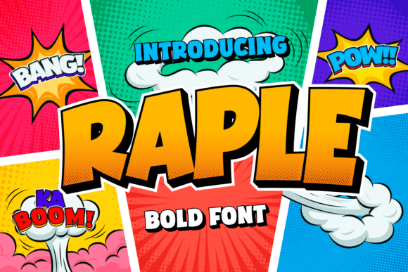Raple: A Bold Display Font for Eye-Catching Campaigns