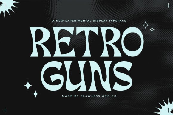 Retro Guns: A Nostalgic Display Font for Web Design