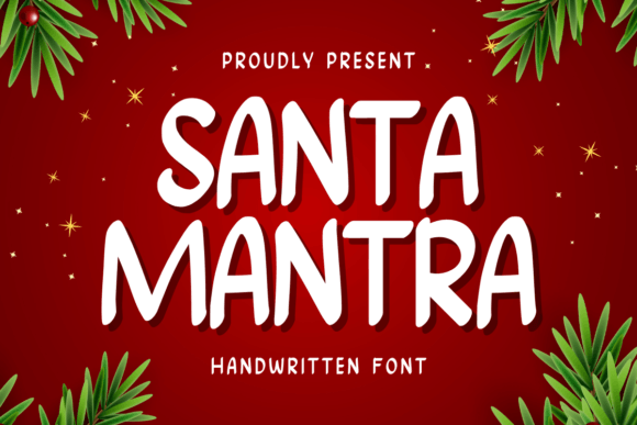 Santra Mantra: A Handwritten Display Font for Editorial Projects