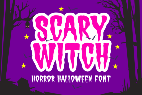 Scary Witch: The Bold Display Typeface for Spine-Chilling Campaigns