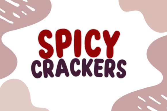 Spicy Crackers: A Playful Display Font for Bold Branding