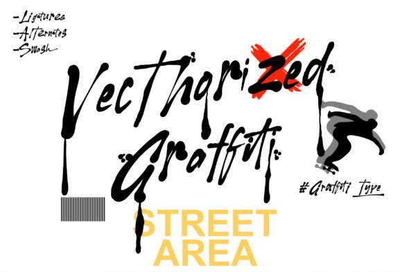 Upgrade Your Brand Identity with the Vecthorized Graffiti Typeface