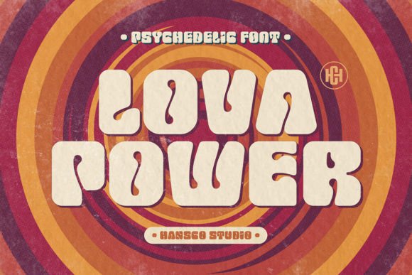 Upgrade Your Brand with the Lova Power Typeface for a Retro Look