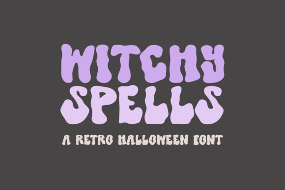 Witchy Spells: A Retro Halloween Display Font for Bold Branding